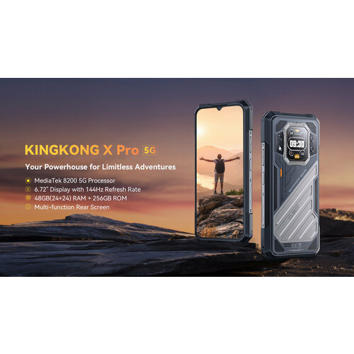 Смартфон CUBOT KINGKONG X Global 16256GB Чёрный 29990₽