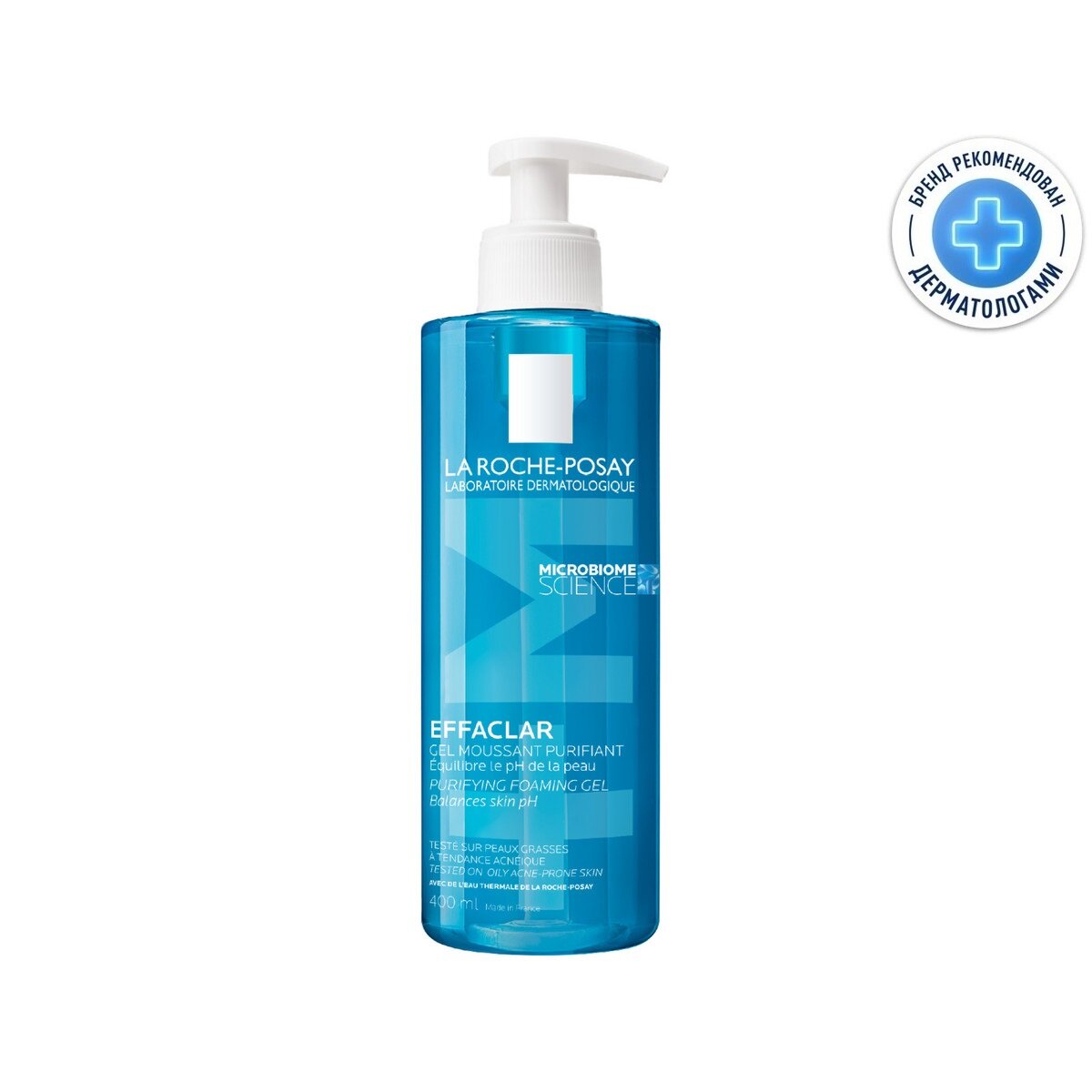 Ля-Рош Позе (La Roche-Posay) Эфаклар Очищающий Пенящийся гель 400 мл
