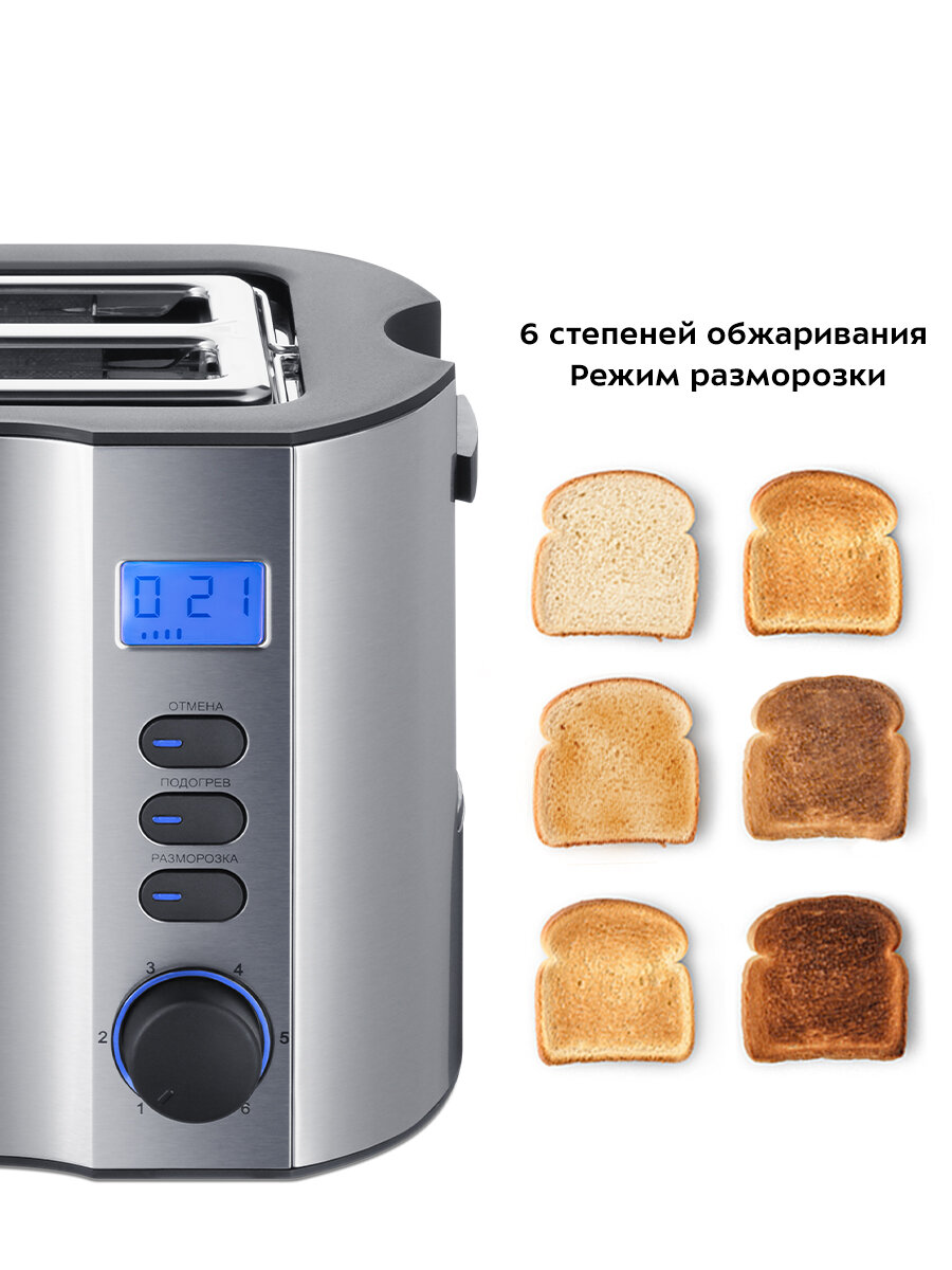 Тостер Kitfort КТ-6251 — фото 1