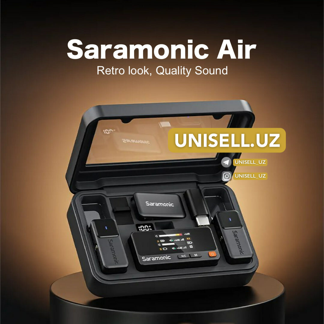 Петличный микрофон Saramonic Air 02, беспроводной, для двух человек