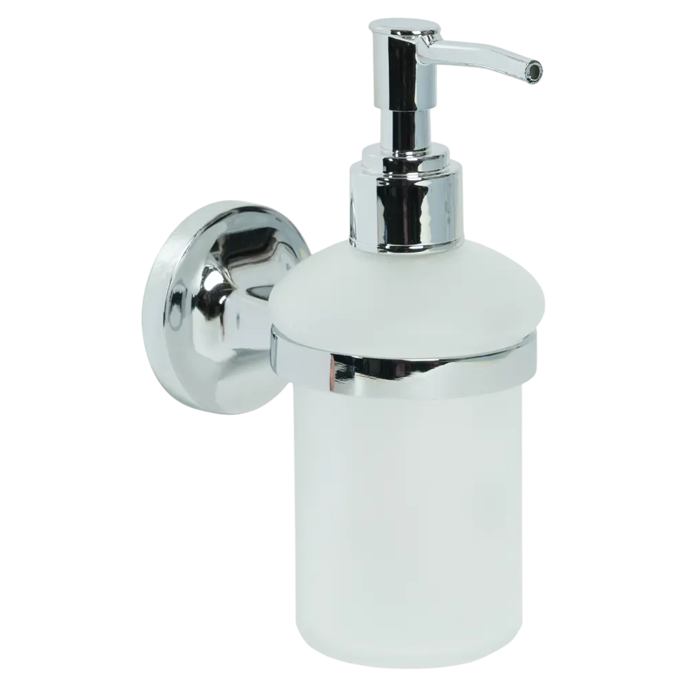 Дозатор для жидкого мыла Vidage Ангарка подвесной стекло цвет хром