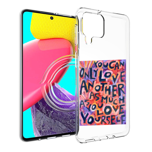 Чехол MyPads ты-можешь-только-любить для Samsung Galaxy M53 (SM-M536) задняя-панель-накладка-бампер