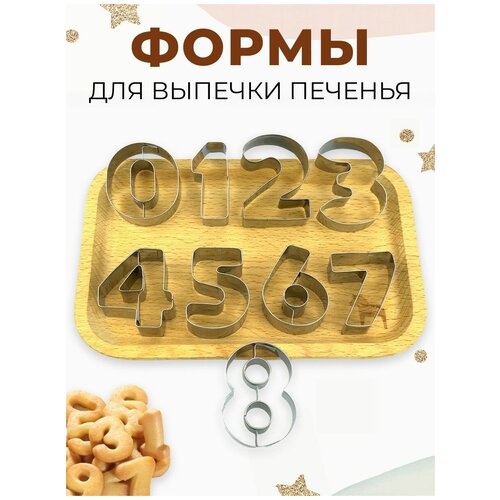 Формочки SweetLoft для печенья и сладкой выпечки в виде цифр