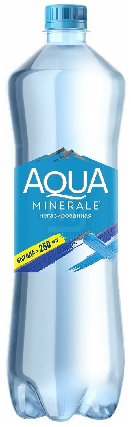 Вода Aqua Minerale Негазированная 1 л (товар продается поштучно) - фотография № 5