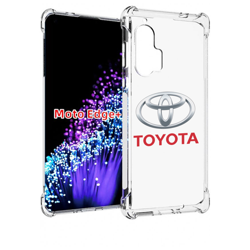 Чехол MyPads toyota-тойота-4 мужской для Motorola Edge+ Plus задняя-панель-накладка-бампер