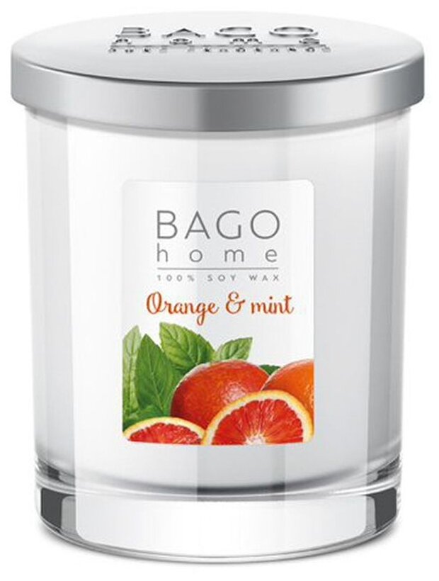 Свеча BAGO home Апельсин с мятой BGH0213