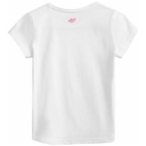 Футболка/4F/HJZ21-JTSD002A-10S/GIRL'S T-SHIRTS/белый/158