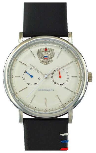 Наручные часы Русское время 86020861, белый, серебряный