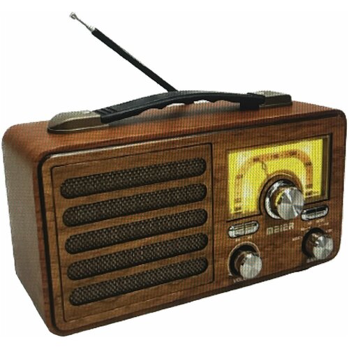 Радиоприемник Meier M-1912-BT для приема всех радио частот и воспроизведения музыки имеет высокое качество звука 399900₽