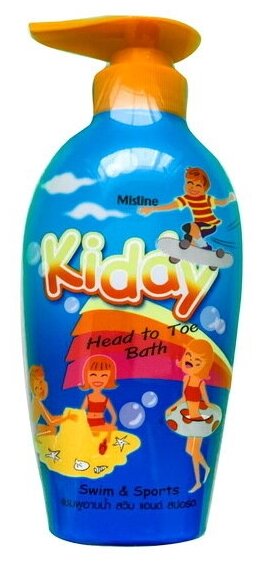 Шампунь-гель для душа для детей Kiddy плавание и спорт Mistine 400 мл / Mistine Kiddy Swim and Sports 400 ml