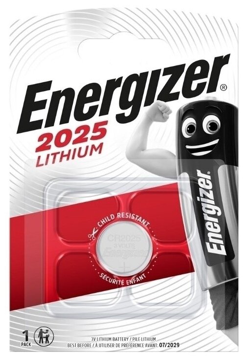 Батарейка Energizer Lithium CR2025 FSB1 (1 шт