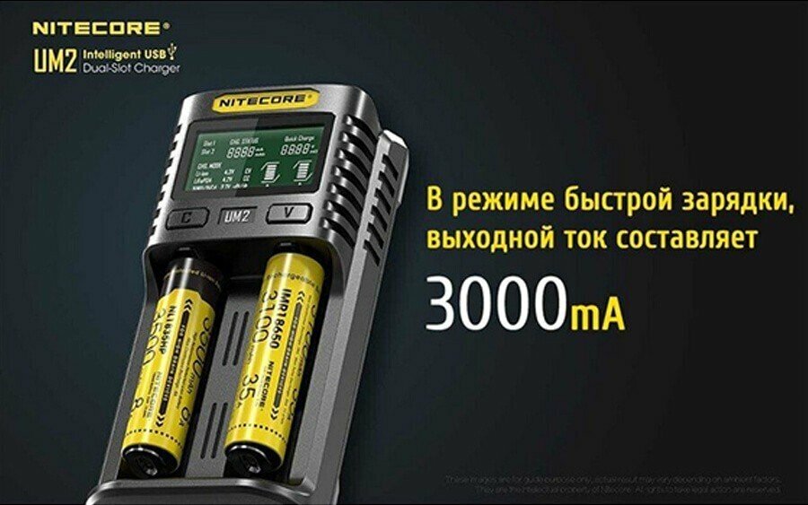 Зарядное устройство Nitecore UM2