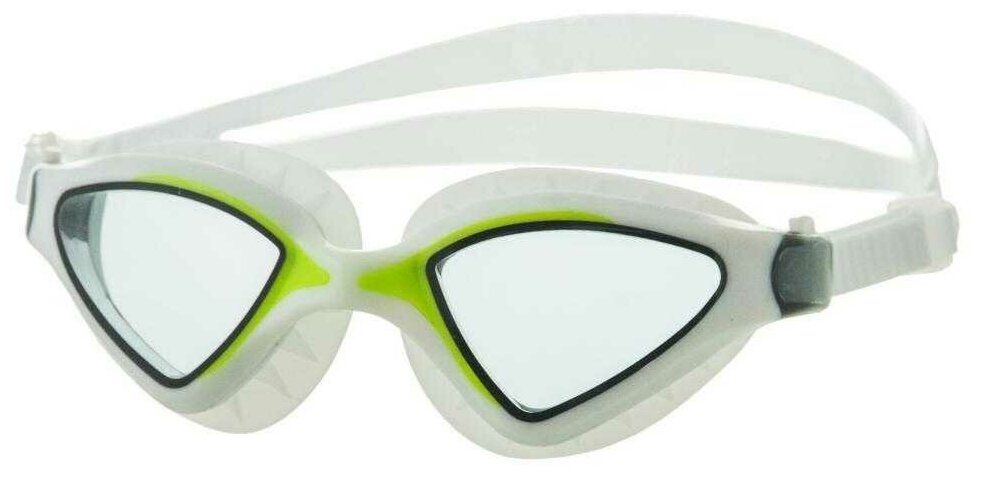 Очки для плавания Atemi, силикон (бел/салат), N8502