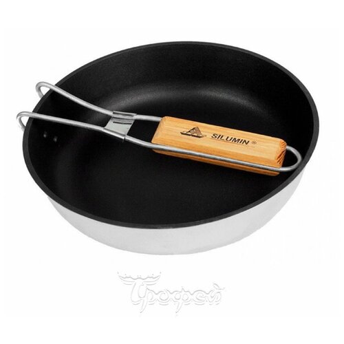 Сковорода антипригарная со складной ручкой Силумин 2,7л d280 (БЛС28торк)