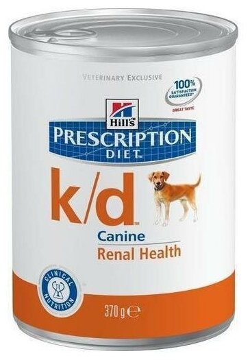 Влажный диетический корм Hill's Prescription Diet k/d для взрослых собак при заболеваниях почек, 370г - фото №6