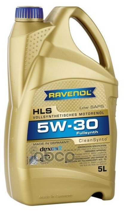 Ravenol Моторное Масло Ravenol Hls Sae 5w-30 ( 5л) New