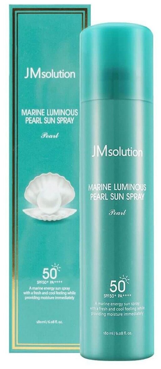 JM Solution JM Solution солнцезащитный спрей с экстрактом жемчуга Marine Luminous Pearl Deep Sun SPF 50, 180 мл