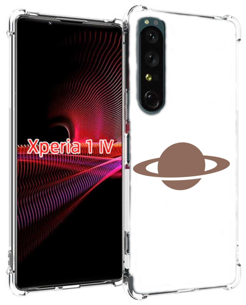 Чехол MyPads сатурн для Sony Xperia 1 IV задняя-панель-накладка-бампер