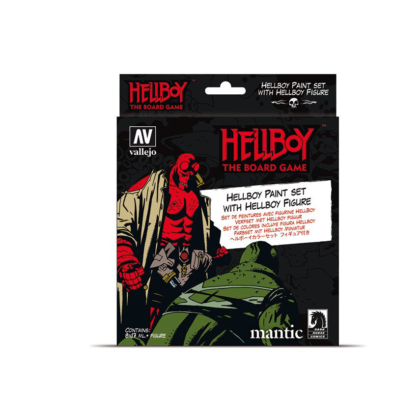 Набор красок Vallejo серии Model Color Set - Hellboy Paint Set 70187 (8 красок по 17 мл)