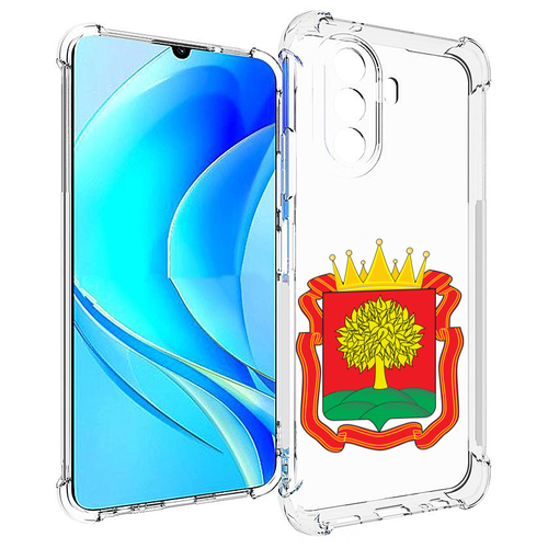 Чехол MyPads герб-липецкая-область для Huawei Nova Y70 / Nova Y70 Plus (MGA-LX9N) / Huawei Enjoy 50 задняя-панель-накладка-бампер чехол mypads герб томская область для huawei nova y70 nova y70 plus mga lx9n huawei enjoy 50 задняя панель накладка бампер