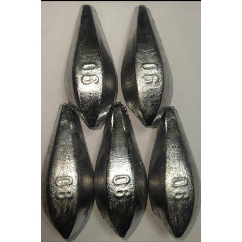 фото Груз для рыбалки "горизонт" скользящий вес: 90 гр. (в уп. 5 шт.) fishinglure31