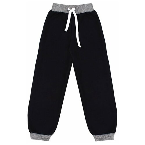 фото Черные спортивные брюки для мальчика 8242-мс17 26/92 радуга дети