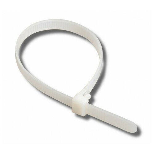 Хомуты нейлоновые Ultima, 4,8х300 мм, белые, 100 шт/пакет