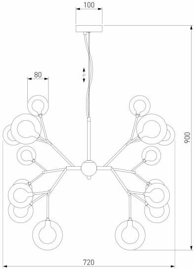 Люстра Bogates PALLINA 545 4690389131561 Bogate's - фото №7