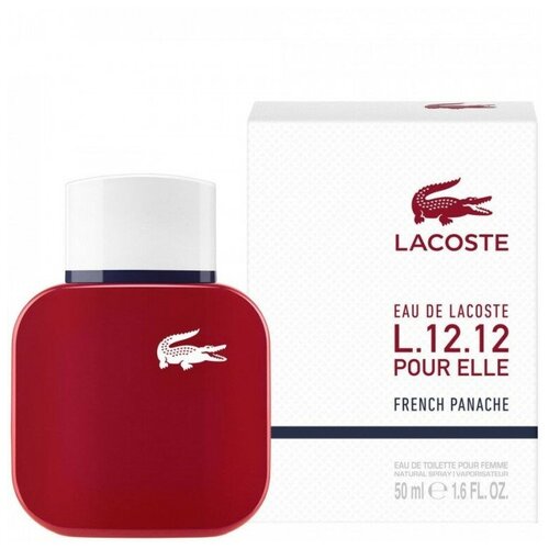 Туалетная вода Lacoste Женская Eau De Lacoste L.12.12 Pour Elle French Panache 50 мл