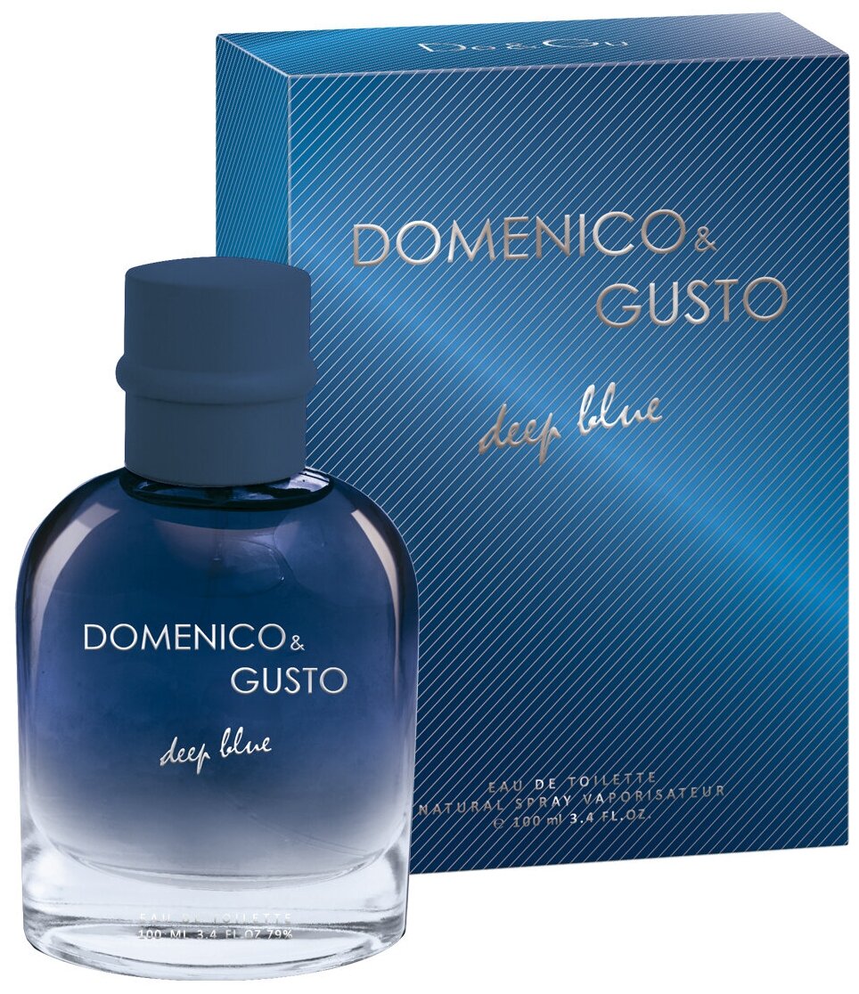 Domenico&Gusto Deep Blue , Доменико энд Густо Дип Блю, туалетная вода мужская, парфюм мужской, древесный, пряный,