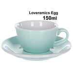 Кофейная пара Loveramics (Лаврамикс) Egg 150 мл нежно-голубой (River Blue BBL) - изображение