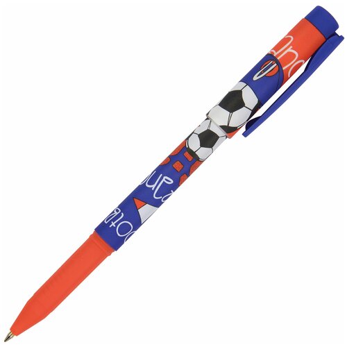 Ручка шариковая BRUNO VISCONTI FreshWrite, синяя, Футбол. Чемпионы. Франция, линия письма 0,5 мм, 20-0214/108 В комплекте: 24шт.