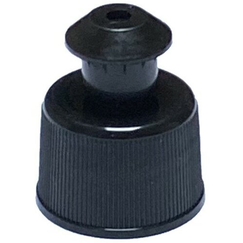 Крышка Пуш-пул Чёрная 28мм. 100 шт.