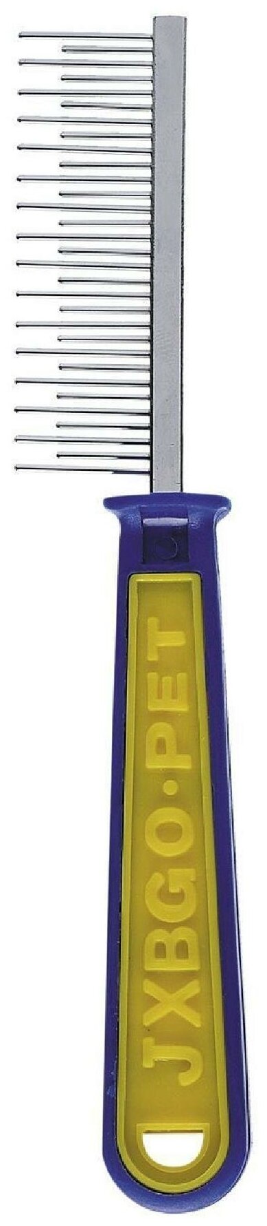 Расческа с пластиковой ручкой и зубьями Разной длины - фотография № 1