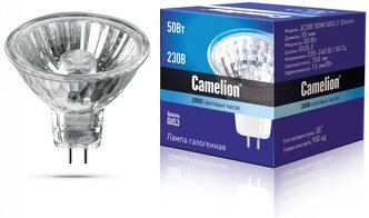 Галогенная лампа Camelion JCDR 50W GX5.3 35mm