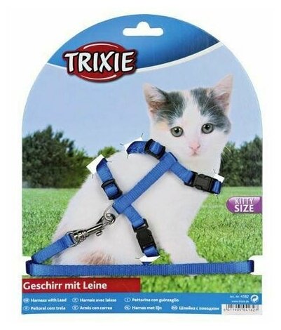 Шлейка для котят TRIXIE цвета в ассортименте - фотография № 1