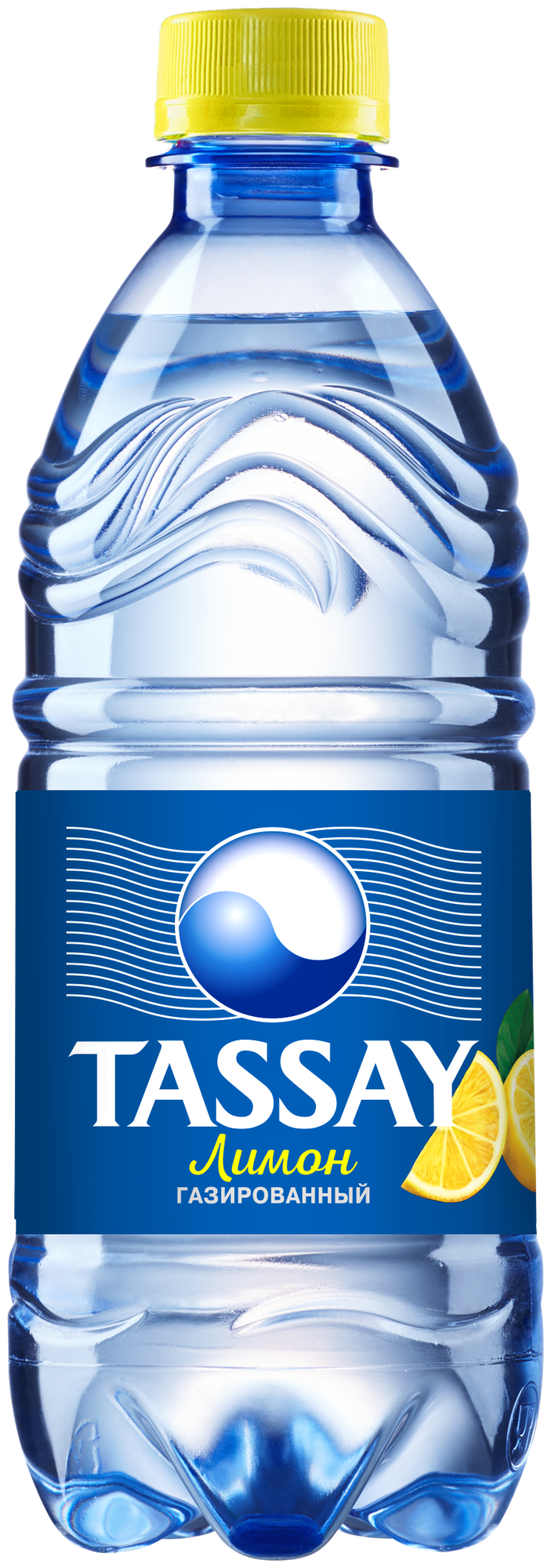 Вода природная газированная Tassay со вкусом лимона 0,5л