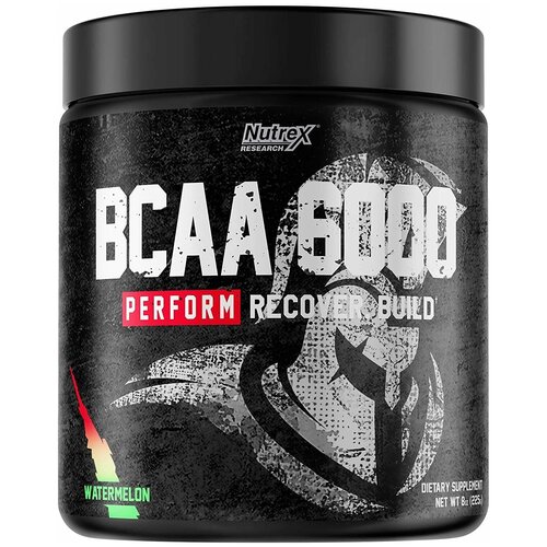 Аминокислоты Nutrex BCAA 6000 Powder 2:1:1, порошок 230г (Арбуз) Спорт питание БЦАА / Для мужчин и женщин, похудения и набора мышечной массы