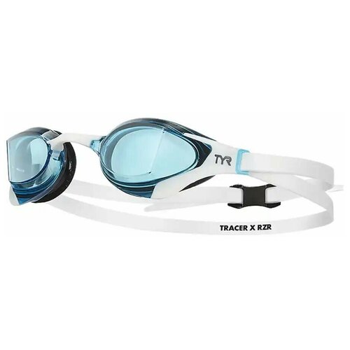 Очки для плавания TYR Tracer-X RZR Racing LGTRXRZ-462, голубые линзы, FINA Approved