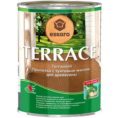 Масло для террас ESKARO Terrace база под колеровку 0,9л, арт.6430011068951