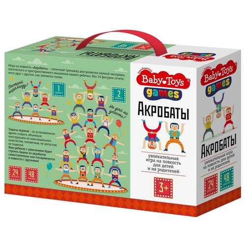 Настольная игра Десятое королевство Baby Toys Gаmes Акробаты 24 шт 04332ДК настольная игра bondibon акробаты вв3455