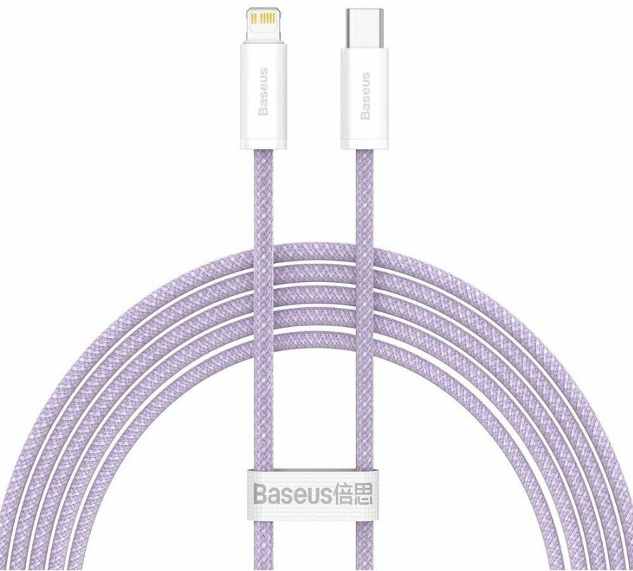 Кабель Baseus Dynamic Series Fast Charging Data Cable Type-C to Lightning 20W 2m Purple (CALD000105)