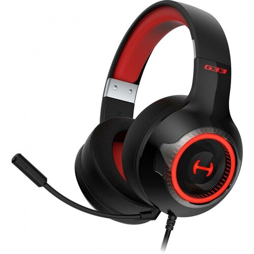 Наушники с микрофоном Edifier G33 черныйкрасный 443400₽