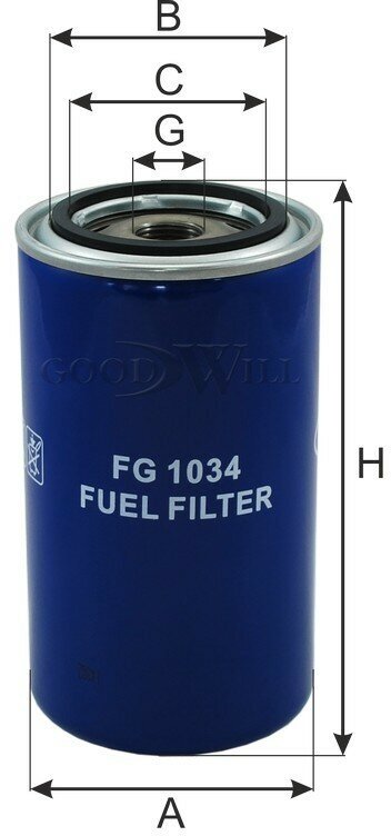 Фильтр топливный Goodwill FG1034