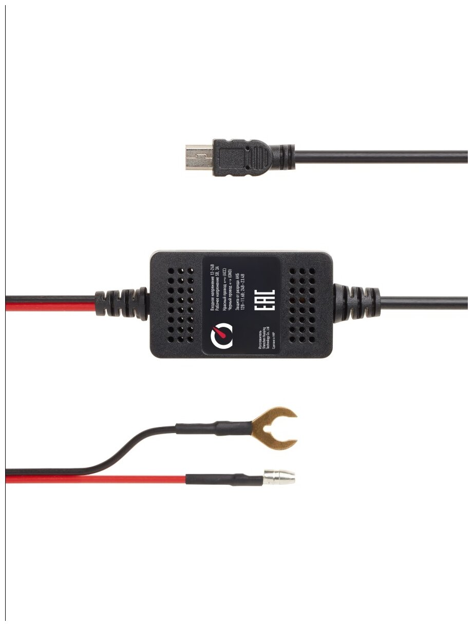 Адаптер для скрытого подключения видеорегистратора Roadgid Cord Mini / Micro / Type-C USB 12-24V выход 5В 3А