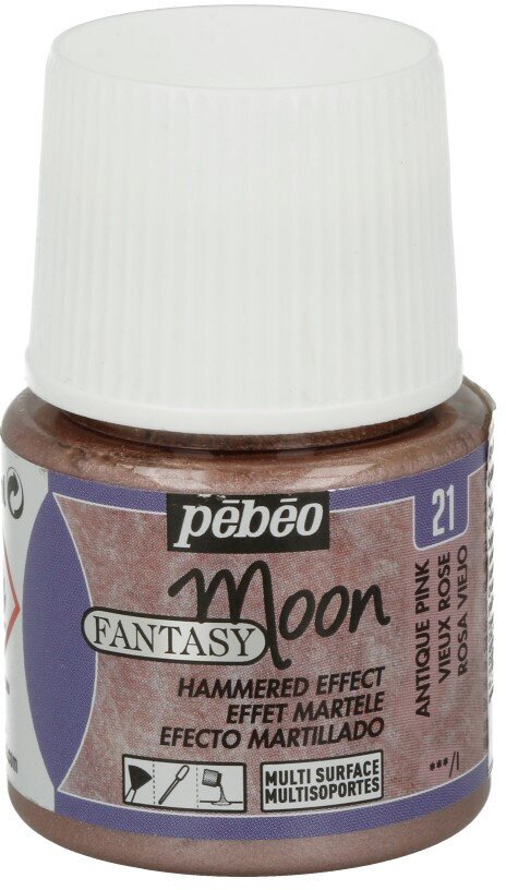 Краска Pebeo Moon Лунные фантазии, 45 мл, №21 бледно-розовый