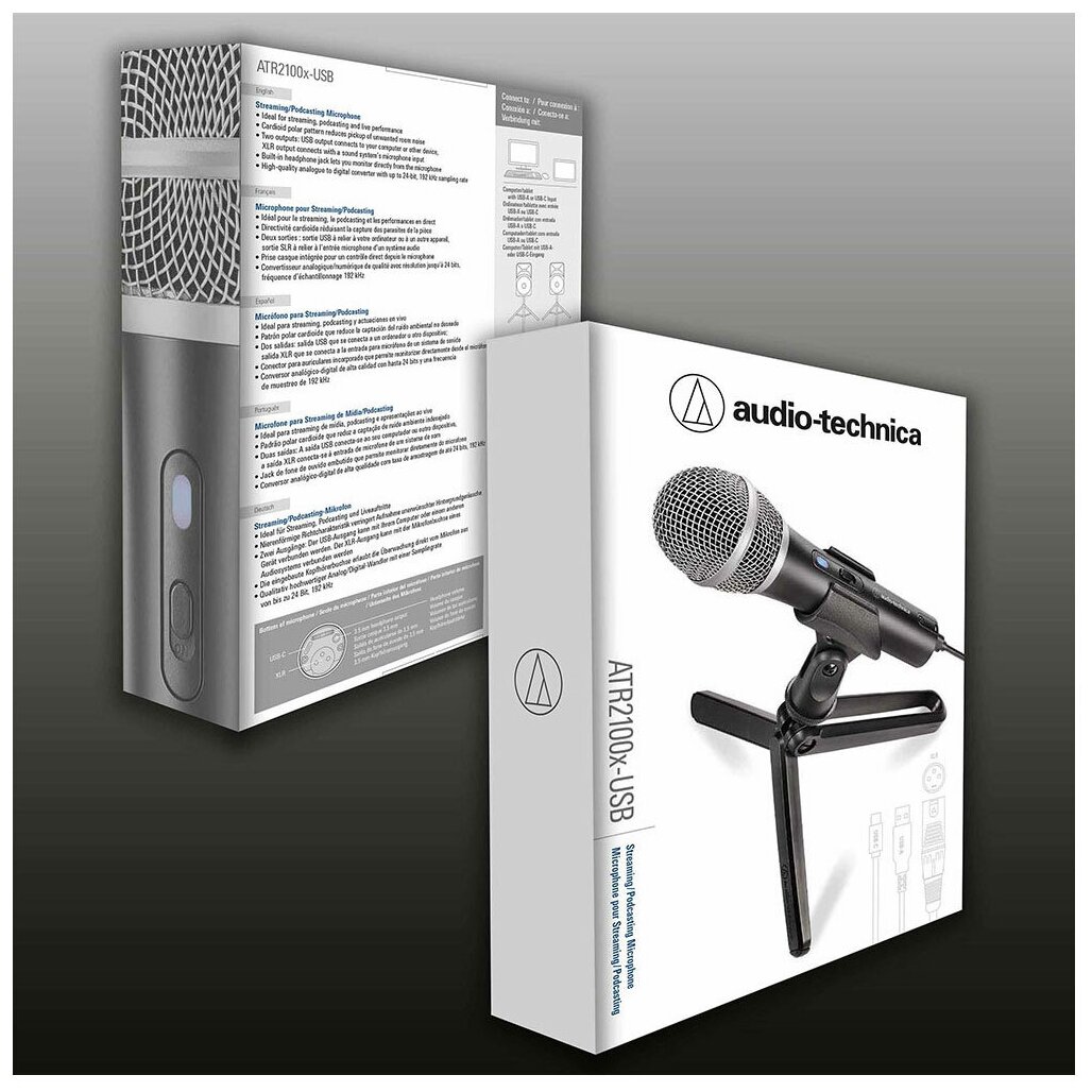 Микрофон проводной Audio-Technica ATR2100x-USB