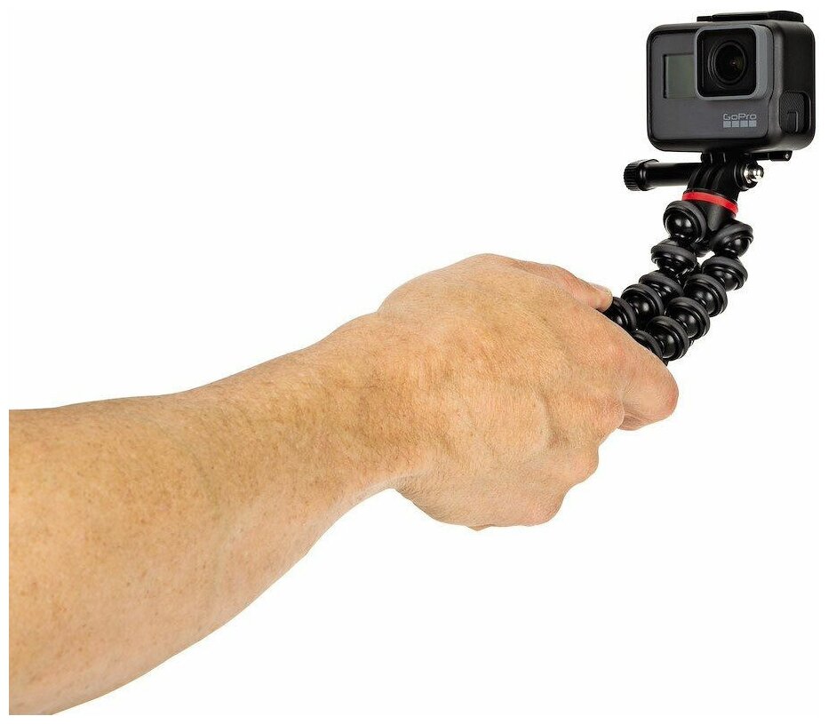 Штатив Joby GorillaPod 500 Action для фото- и GoPro камер (черный/серыйl) - фото №13