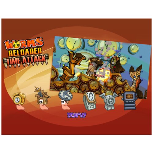 Worms Reloaded - Time Attack Pack игра для пк team 17 worms reloaded the pre order forts and hats dlc pack