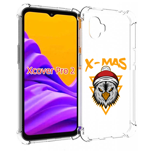 Чехол MyPads Xmax для Samsung Galaxy Xcover Pro 2 задняя-панель-накладка-бампер